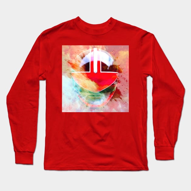 TIME FORCE RED RANGER IS THE GOAT PRTF Long Sleeve T-Shirt by TSOL Games